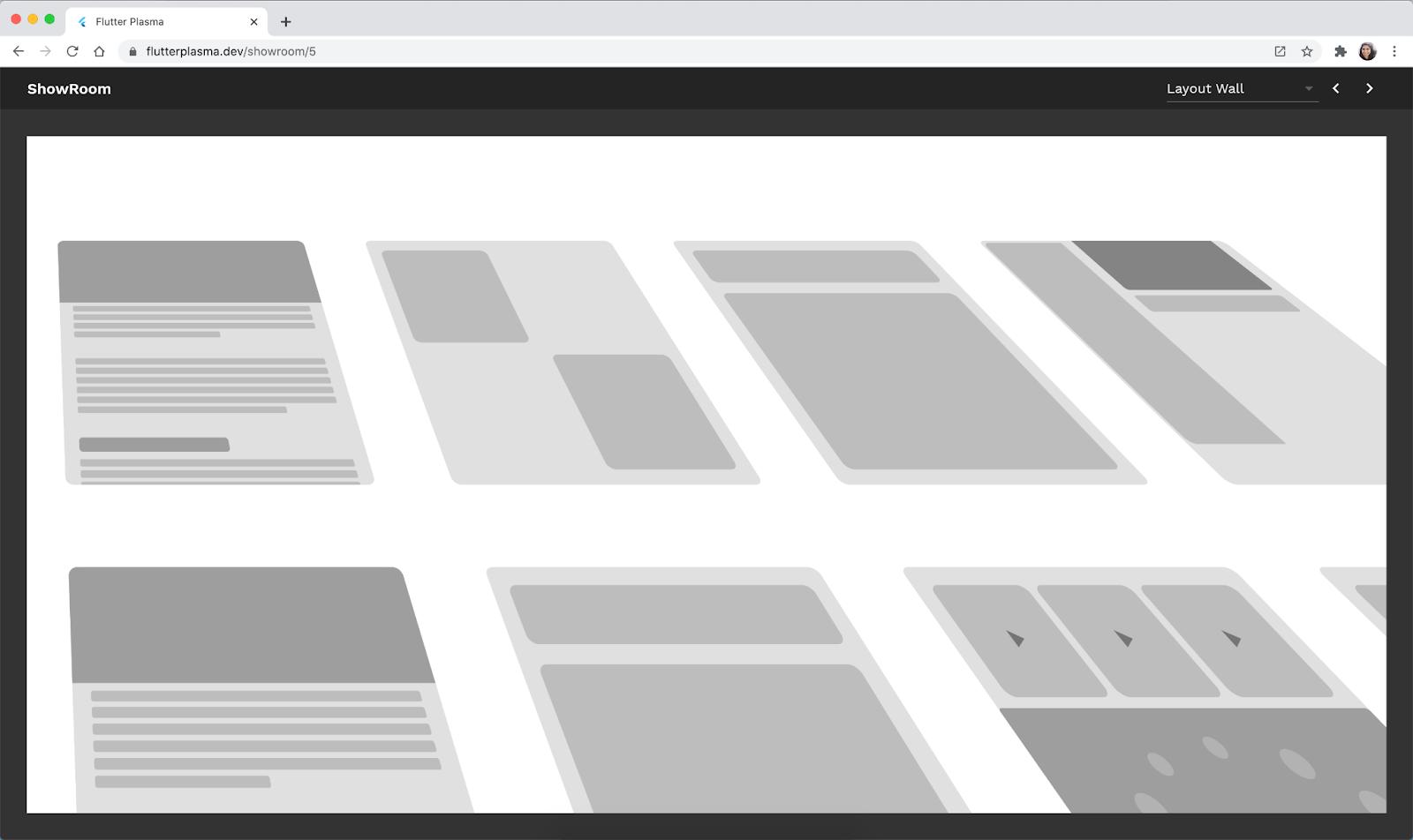[Flutter Plasma demo](https://flutterplasma.dev/)’s showroom page is an example of the [url_strategy plugin](https://pub.dev/packages/url_strategy), based on Flutter’s custom URL strategies, in action.
