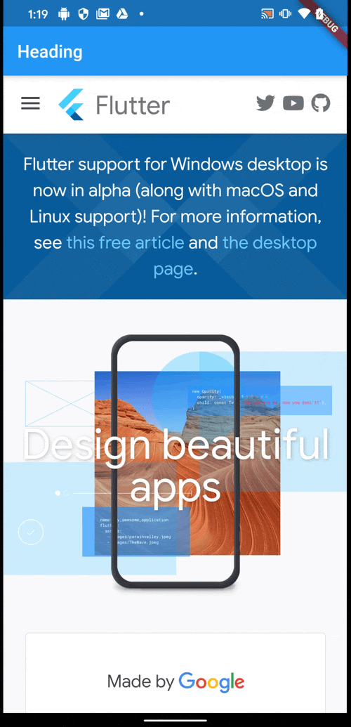 Announcing Flutter 1.22